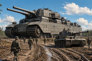 Největší tank všech dob měl rozhodnout 2. světovou válku: Landkreuzer P. 1000 Ratte - Médium.cz